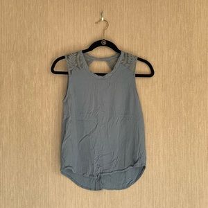 Elodie Size Medium Blue Tank Blouse